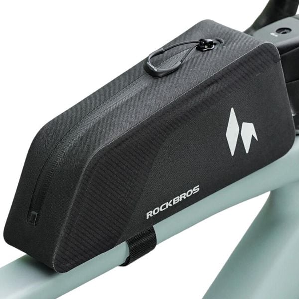 Torba rowerowa na ramę Rockbros RideMate AS-151 1L. Czarne torby na ramię ROCKBROS, bez wzorów, z materiału, eleganckie, bez dodatków. Za 99.00 zł.