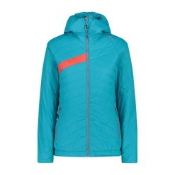Kurtka damska turystyczna CMP. Zielone kurtki narciarskie CMP, s, bez wzorów, bez kaptura, narciarskie. W wyprzedaży za 734.99 zł.