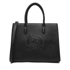 Torebka Beverly Hills Polo Club. Czarne torebki klasyczne Beverly Hills Polo Club, bez wzorów, bez dodatków. Za 199.99 zł.
