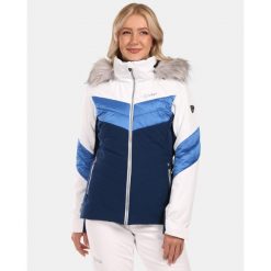 Damska kurtka narciarska Kilpi LIN-W. Białe kurtki narciarskie Kilpi, bez wzorów, bez kaptura, narciarskie. Za 576.97 zł.