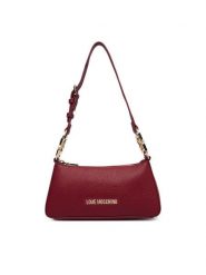 LOVE MOSCHINO Torebka JC4007PP1PLB0552 Bordowy. Czerwone torebki klasyczne Love Moschino, bez wzorów, ze skóry, bez dodatków. Za 859.99 zł.