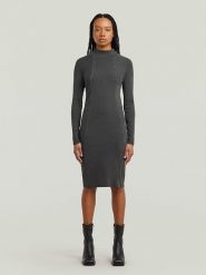 G-Star Sukienka w kolorze szarym rozmiar: XXL. Szare sukienki G-Star, xxl, bez wzorów, retro, bez kołnierzyka, bez ramiączek, midi. Za 180.06 zł.