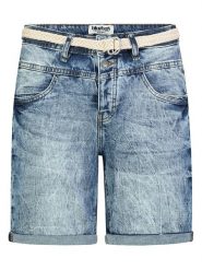 Sublevel Bermudy dżinsowe w kolorze niebieskim rozmiar: XL. Niebieskie szorty Sublevel, z aplikacjami, ze skóry. Za 113.99 zł.