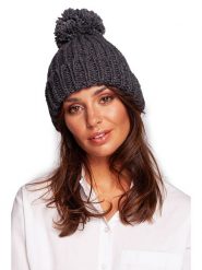 Be Wear Czapka w kolorze antracytowym rozmiar: onesize. Czarne czapki Be Wear, bez wzorów, z materiału. Za 96.14 zł.