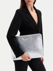 Nine West Etui na laptopa CEO-OFFICE ELEGANCE-LDA9838 Srebrny. Szare torby na laptopa Nine West, bez wzorów, ze skóry. Za 99.99 zł.