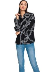 Heine Bluzka w kolorze czarnym rozmiar: 46. Czarne bluzki Heine, bez wzorów, bez kołnierzyka, bez ramiączek. Za 69.75 zł.