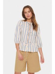 SAINT TROPEZ Bluzka w kolorze beżowym rozmiar: XS. Brązowe bluzki Saint Tropez, xs, bez wzorów, bez kołnierzyka, bez ramiączek. Za 126.99 zł.