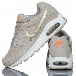 Buty Sportowe Damskie Nike Air Max Command PRM. Szare obuwie sportowe Nike, z materiału, bez zapięcia, do biegania, nike air max. Za 623.90 zł.