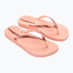 Japonki damskie Ipanema Anat Connect II. Czerwone klapki Ipanema, bez wzorów, bez obcasa. Za 60.74 zł.