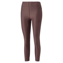 Legginsy damskie Puma MOVE ULTRABARE 7/8. Fioletowe legginsy Puma, m, bez wzorów. W wyprzedaży za 177.75 zł.