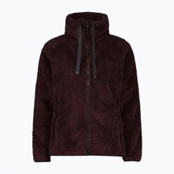 Bluza polarowa damska CMP 36P2506. Czerwone bluzy CMP, s, bez wzorów, z polaru, bez kaptura. Za 289.99 zł.