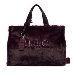 Torebka Liu Jo. Fioletowe shopper Liu Jo, bez wzorów, bez dodatków. Za 499.99 zł.