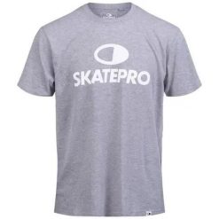 Odzież T-shirts unisex SkatePro Koszulka - 8-10 - Heather Grey. Szara bluzki SKATEPRO, bez wzorów, z materiału, sportowe, bez kołnierzyka, bez ramiączek. Za 119.99 zł.