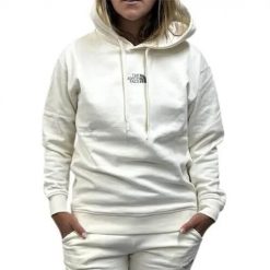Bluza sportowa damska The North Face NF0A87DGQLI1. Białe bluzy The North Face, na lato, xl, bez wzorów, z bawełny, z kapturem. Za 557.00 zł.