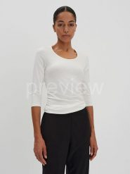 Someday Koszulka w kolorze białym rozmiar: 42. Białe bluzki someday., bez wzorów, z bawełny, bez kołnierzyka, bez ramiączek. Za 65.99 zł.