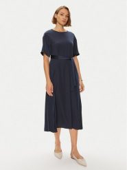 Weekend Max Mara Sukienka codzienna Jordan 2425626021 Granatowy Standard Fit. Niebieskie sukienki Weekend Max Mara, na co dzień, m, bez wzorów, z syntetyku, bez kołnierzyka, bez ramiączek, proste. Za 569.99 zł.