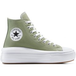 Adidasy Converse Chuck Taylor All Star Move, Kobiety. Szare obuwie sportowe Converse, bez zapięcia. Za 590.00 zł.