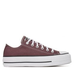 Trampki Converse. Czerwone trampki Converse, bez wzorów, bez zapięcia. Za 259.99 zł.