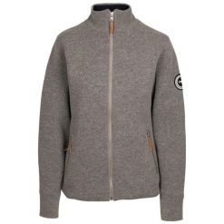 Bluza Polarowa Damska Tinahely. Szare bluzy Trespass, m, bez wzorów, z materiału, z kapturem. Za 370.99 zł.