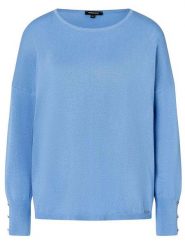 More & More Sweter w kolorze błękitnym rozmiar: 38. Niebieskie swetry More & More, bez wzorów, bez ramiączek. Za 114.44 zł.