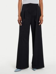 Max Mara Leisure Spodnie materiałowe Bonn 2426786017 Czarny Relaxed Fit. Czarne spodnie materiałowe Max Mara Leisure, m, bez wzorów, z materiału. Za 409.99 zł.