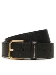 KARL LAGERFELD Pasek Damski 230W3103 Czarny. Czarne paski KARL LAGERFELD, bez wzorów, ze skóry. Za 429.99 zł.