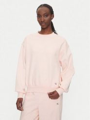 Calvin Klein Jeans Bluza LV047B238G Różowy Regular Fit. Czerwone bluzy Calvin Klein Jeans, xs, bez wzorów, z bawełny, bez kaptura. Za 399.99 zł.