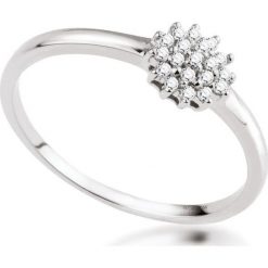 RABAT Złoty Pierścionek - złoto 333, Diament 0,10ct. Żółte pierścionki W.KRUK, z brylantem, złote. W wyprzedaży za 679.00 zł.