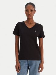 Calvin Klein Jeans T-Shirt Ss Monogram Vnk LV047B205G Czarny Regular Fit. Czarne t-shirty Calvin Klein Jeans, s, bez wzorów, z bawełny, bez kołnierzyka, bez ramiączek. Za 149.99 zł.