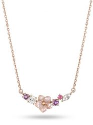 OR Carats Złoty naszyjnik z kamieniami szlachetnymi - dł. 40 cm rozmiar: onesize. Różowe naszyjniki OR Carats, z ametystem, złote. Za 1,217.99 zł.