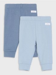 Bawełniane legginsy 2 pack - niebieski. Niebieskie legginsy Sinsay, m, bez wzorów, z bawełny. Za 19.99 zł.