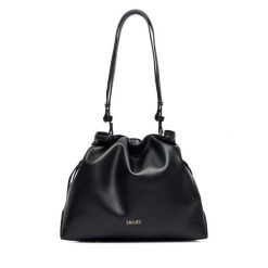 Torebka Liu Jo. Czarne torebki klasyczne Liu Jo, bez wzorów, bez dodatków. Za 599.99 zł.