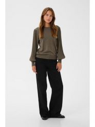 Kaffe Sweter w kolorze brązowym rozmiar: XXL. Brązowe swetry Kaffe, xxl, bez wzorów, bez ramiączek. Za 144.24 zł.