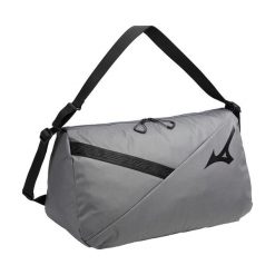 Torba sportowa Mizuno Waso Holdall. Szare torby na ramię Mizuno, bez wzorów, z materiału, sportowe, na ramię, małe, bez dodatków. Za 229.00 zł.