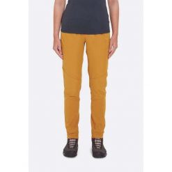 Spodnie damskie Rab Incline Light. Żółte spodnie sportowe RAB, na lato, l, bez wzorów, trekkingowe. Za 314.99 zł.