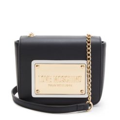 Love Moschino Torba przez ramię Love Moschino czarny - sztuczna skóra Torby na ramię 1 ct Damski. Czarne torby na ramię Love Moschino, bez wzorów, z materiału, eleganckie, na ramię, bez dodatków. Za 1,075.99 zł.