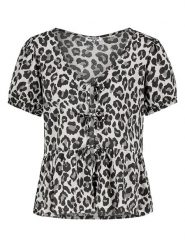 Sublevel Bluzka w kolorze kremowo-czarnym rozmiar: XS. Czarne bluzki Sublevel, xs, bez wzorów, z wiskozy, bez kołnierzyka, bez ramiączek. Za 60.99 zł.