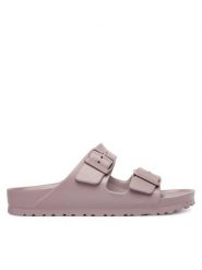 Birkenstock Klapki Arizona 1031294 Fioletowy. Fioletowe klapki Birkenstock, bez wzorów, z syntetyku, bez obcasa. Za 229.99 zł.