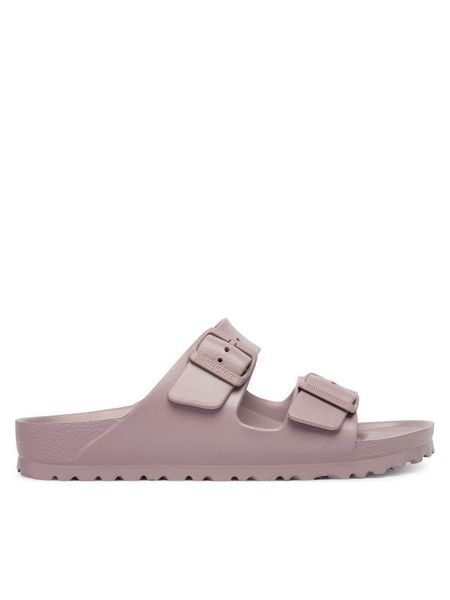 Birkenstock Klapki Arizona 1031294 Fioletowy. Fioletowe klapki Birkenstock, bez wzorów, z syntetyku, bez obcasa. Za 229.99 zł.