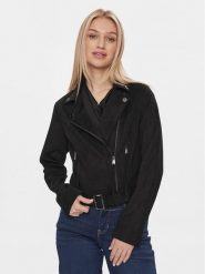 Guess Kurtka przejściowa Celeste W4RL10 WFWQ0 Czarny Regular Fit. Czarne kurtki Guess, xxl, z aplikacjami, z syntetyku, bez kaptura. Za 379.99 zł.