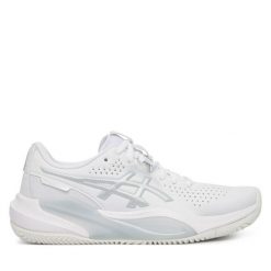Buty do tenisa Asics. Białe obuwie sportowe Asics, bez zapięcia, tenisowe. Za 539.99 zł.