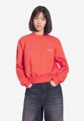 Bluza sportowa damska Prosto Bomb bez kaptura. Czerwone bluzy Prosto, l, z aplikacjami, z bawełny, bez kaptura. Za 161.99 zł.