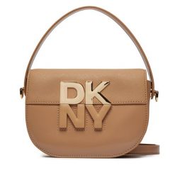 Torebka DKNY. Brązowe torebki klasyczne DKNY, bez wzorów, bez dodatków. Za 979.99 zł.