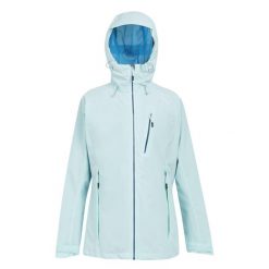 Kurtka Przeciwdeszczowa Damska Birchdale, z kapturem, wodoodporna. Niebieskie kurtki sportowe Regatta, xl, bez wzorów, z kapturem, trekkingowe. Za 152.99 zł.
