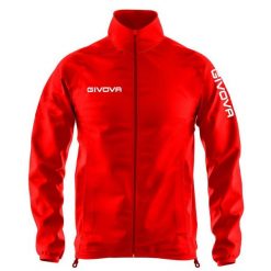 Givova Windjack Rood XL - Doskonała na Każdą Pogodę. Czerwone kurtki sportowe Givova, xl, bez wzorów, z nylonu, bez kaptura, na fitness i siłownię. Za 114.99 zł.