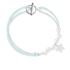 Bransoletka Frosted Star. Białe bransoletki Lilou, z cyrkonią, srebrne. Za 283.00 zł.