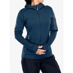 Bluza z kapturem damska Rab Modulus Hoody. Zielone bluzy RAB, l, bez wzorów, z kapturem. Za 450.99 zł.