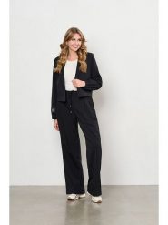 &Co Woman Spodnie "Perfaite" w kolorze czarnym rozmiar: 3XL. Czarne spodnie materiałowe &Co Woman, xl, bez wzorów, z materiału, z podwyższonym stanem. Za 284.15 zł.