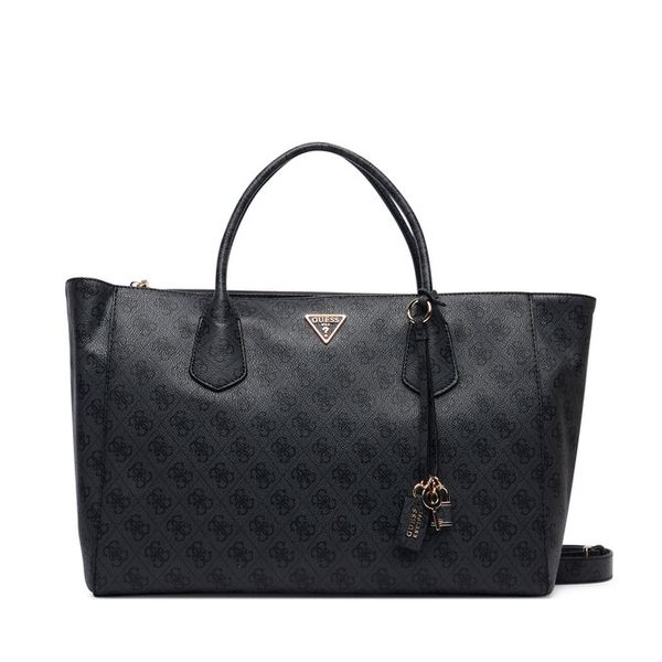 Torebka Guess. Szare shopper Guess, z aplikacjami, bez dodatków. Za 674.99 zł.