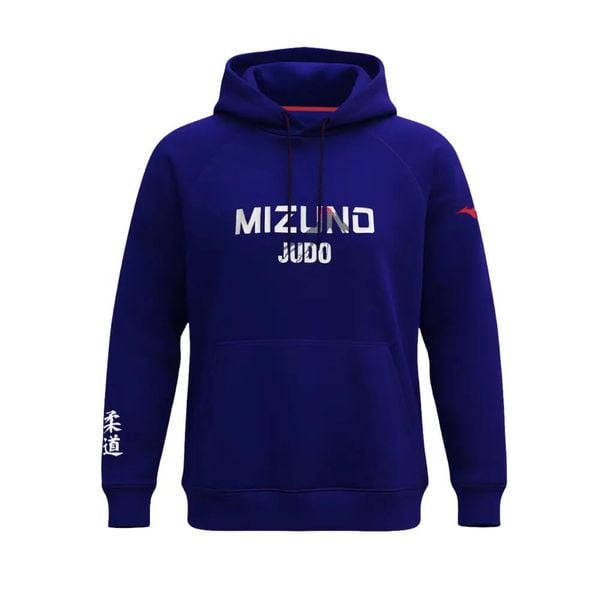Bluza z kapturem Mizuno Fuji. Szare bluzy Mizuno, l, bez wzorów, z materiału, z kapturem. Za 762.00 zł.
